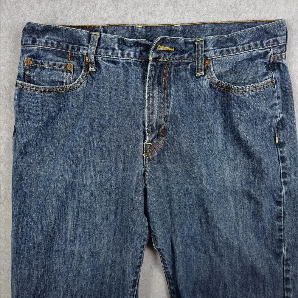 Lucky Brand Mens 36x28 Straight Leg Jeans - Missing Button